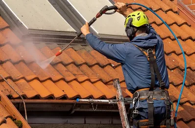 Démoussage et hydrofuge de toiture à Flourens